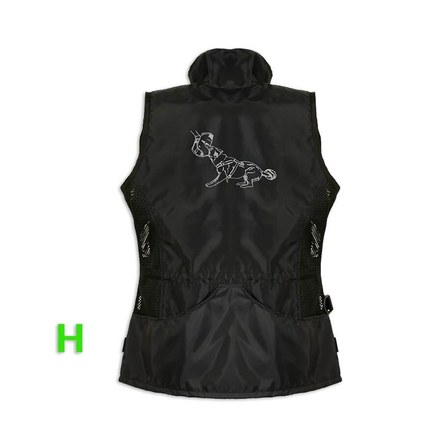 Hondensport vest FUN DREAM 9 hondensportvest Fun Dream opbouw hond H