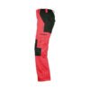 Hondensport broek MONTI 9 Hondensport broek MONTI rood zijkant