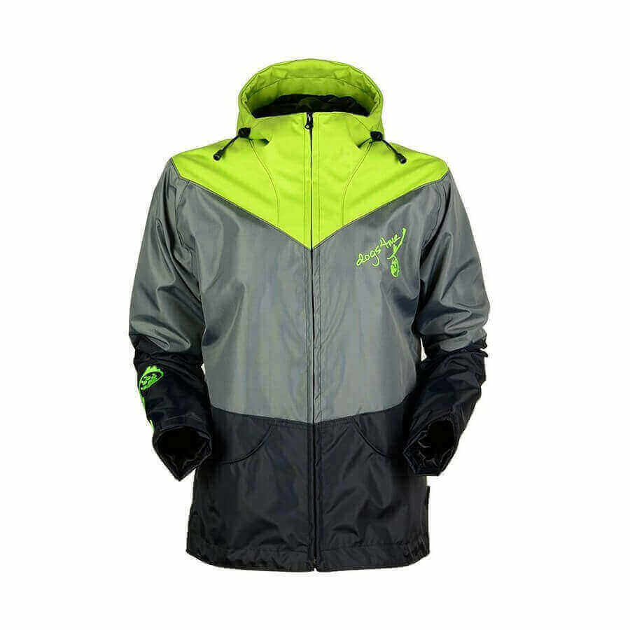 Hondensport trainingsjas TECH geel front