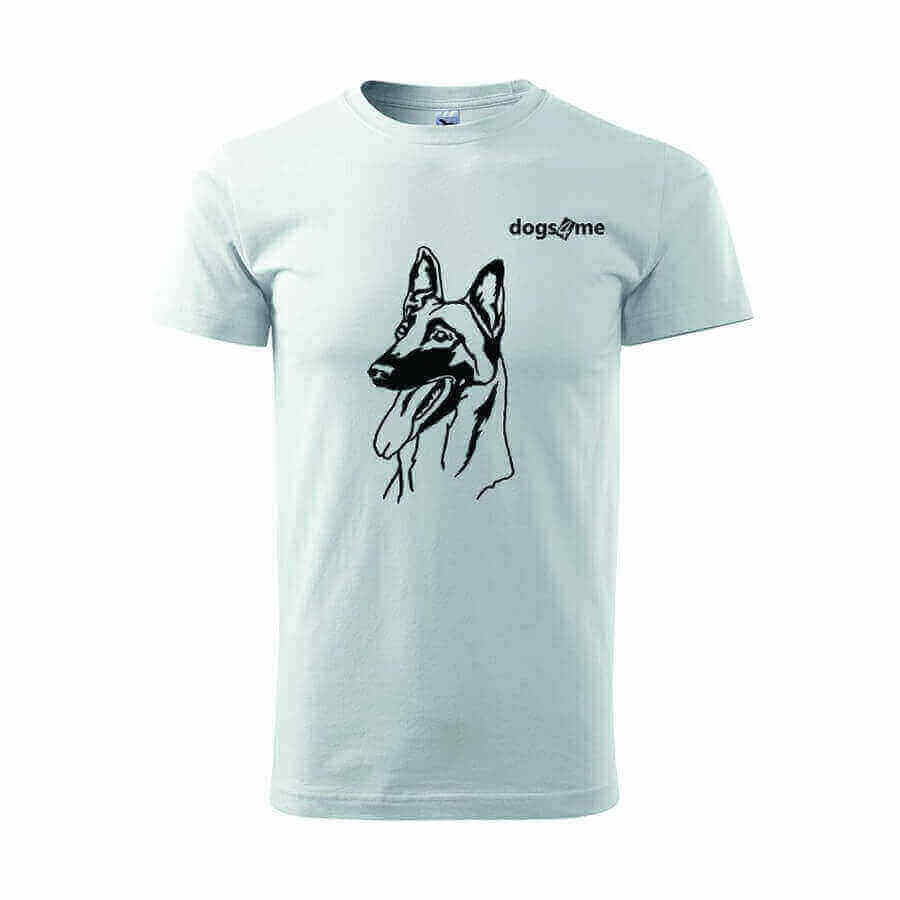 T-Shirt Malinois kop 1 t-shirt malinois kop